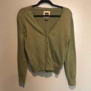 Green Eddie Bauer Cardigan